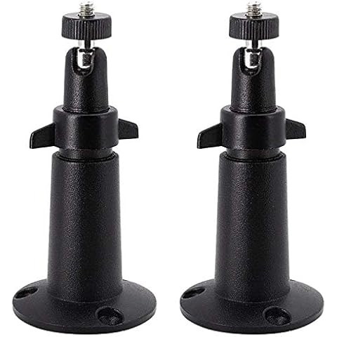 BFYTN Security Camera Wall/Ceiling Mount, Adjustable Indoor/Outdoor Mount Compatible with Arlo Pro/2/3/Ultra, & Others - Ring Stick Up Cam Battery, eufyCam E, Camera with 1/4 Screw Head (2Pack, Metal) Cover