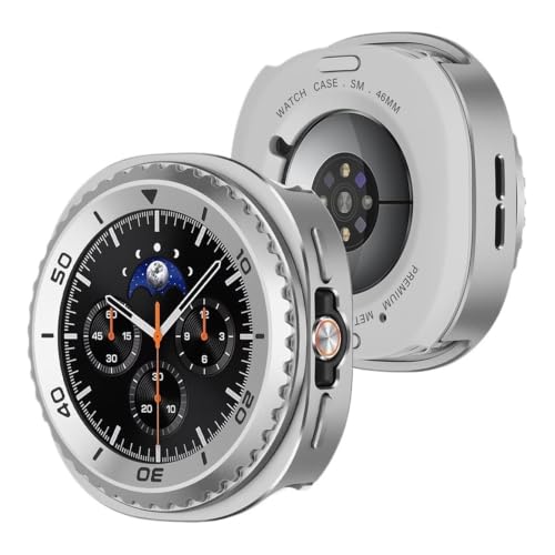 Cadran titane Galaxy Watch 8 Classic 46mm argent protection métal