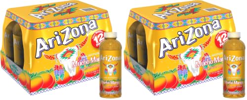 Image of AriZona Mucho Mango | Fruit Juice Cocktail | 16 Fl Oz (24 Pack)