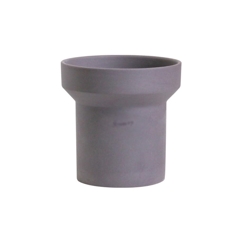 Gelasige B Flower Pots Simple Ceramic Flower Pots, Tabletop Flower Pots, Light Luxury Flower Pots With Drainage Holes Outdoor Flower Pots(B)