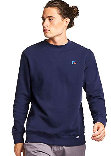 Russell Athletic Heritage Men's Frank Crew Sweatshirt, Navy, XL
