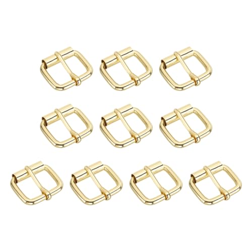 Boucles à rouleau en métal 26 mm PATIKIL or clair pour ceintures et maroquinerie x10