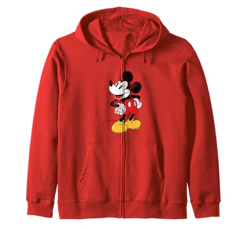 Sweat Disney Mickey zippé pour éviter le froid avec style et confort