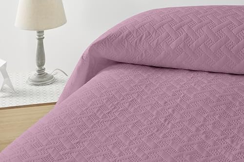 Degrees home - Liso - Copriletto per letto da 90 - Copriletto trapuntato per letto - Primavera, Estate - 180 x 260 - Trucco