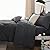 CozyLux Queen Bed in a Bag 7-Pieces Comforter Sets with Comforter and Sheets Dark Grey All Season Bedding Sets with Comforter, Pillow Shams, Flat Sheet, Fitted Sheet and Pillowcases