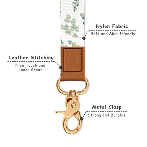 Image of Wrist Lanyard Key Chain, Cute Wristlet Strap Keychain Holder for Women Men Car Keys ID Badges Card Wallet Phone Camera