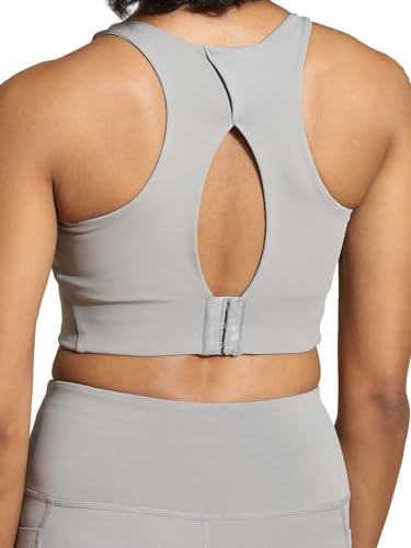 Image of Silvertraq High Impact Action Bra with Clasp Cloud Grey