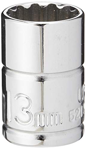 Urrea 5213M 3/8-Inch Drive 12-Point 13mm Chrome Socket