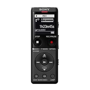 Sony ICD-UX570 Digital Voice Recorder, ICDUX570BLK, usb