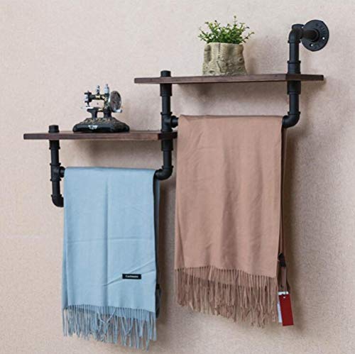 Étagères industrielles MU pour sublimer votre salon avec un rangement marron rétro