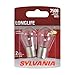 SYLVANIA - 7506 Long Life Miniature - Bulb, Ideal for Daytime Running Lights (DRL) and Back-Up/Reverse Lights (Contains 2 Bulbs)