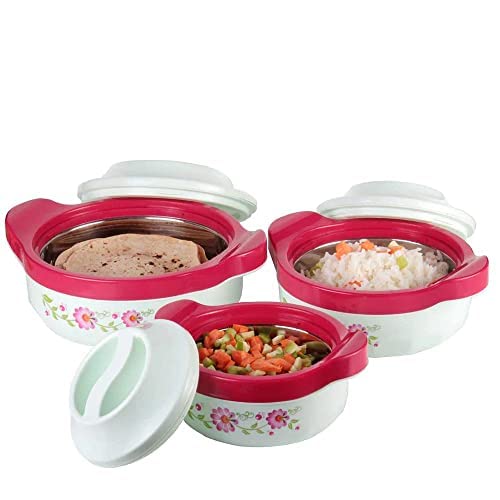Buy THE KITCHEN PLAZA 3 Piece Plastic Insulated Stainless Steel