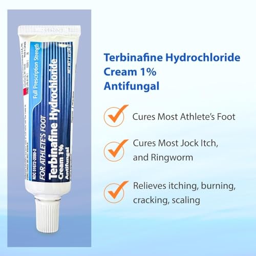 taro terbinafine hydrochloride antifungal cream 1 - athletes foot cream extra strength relieves itching amp burning cures most athlete39s foot jock itch amp ringworm 1 oz