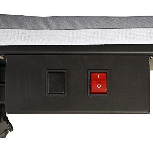 Reliable The Board 550VB Professional Vacuum Table, 110V, Heated Surface, Laundry Rack, Ironing Station Support, Quick Fold Up, Tube Frame Construction, 16 Inch x 48.5 Inch Pressing Dimensions
