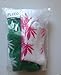 plceo 5 Pair Marijuana Weed Leaf Printed Cotton High Socks (Mix Color)