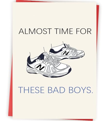 Zyulin Funny Father's Day Card for Husband, New Dad Gifts from Wife, First Time Dad Gifts Hilarious Shoes