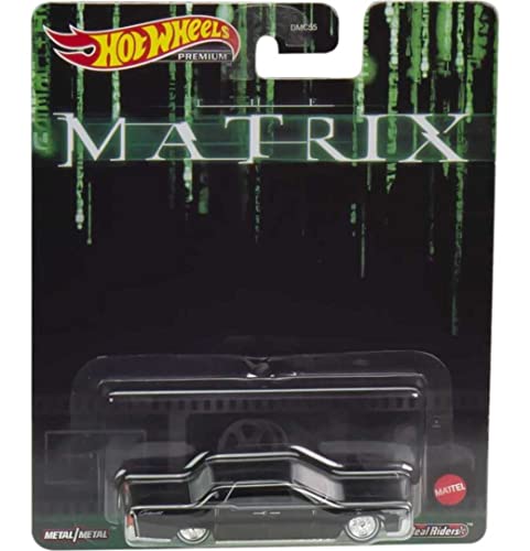 Image of Hot Wheels Matrix Die Cast Model 1964 Lincoln Continental Black Scale 1:64 8 cm Premium Real Riders HCP06