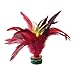 Kick Shuttlecock, 20CM Fadeless Colorful Feathers Chinese Shuttlecock Adults, Chinese Jianzi Foot Feather Sports for Indoor and Outdoor Tennis and Racquet Sports Badminton Shuttlecocks 1 Pc