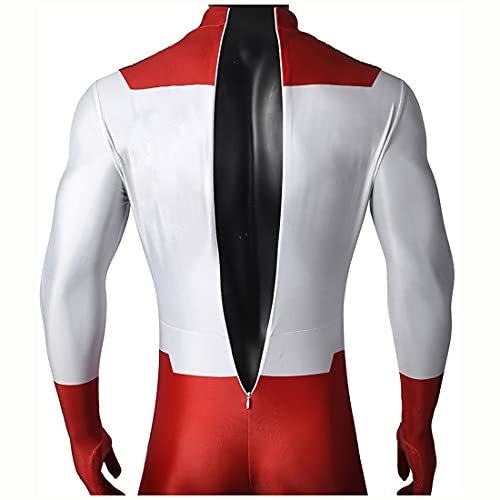 Mzxdy Anime Invincible Nolan Grayson Omni Man Cosplay Costume Men Jumpsuit Bodysuit Halloween Carnival Suit #TOP3