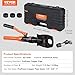VEVOR Copper Pipe Crimping Tool, Hydraulic Driven Press Tool with 1/2