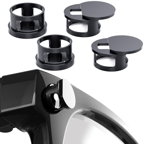DuHeSin Lot de 4 Coques bloquant la lumière LED pour Lunettes Ray Ban Meta, complètement bloquées et Invisibles, compatibles avec Les Lunettes intelligentes...
