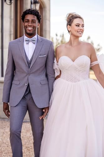 Men's Suits Slim Fit 3 Piece Suits for Men Wedding Prom Formal Business3