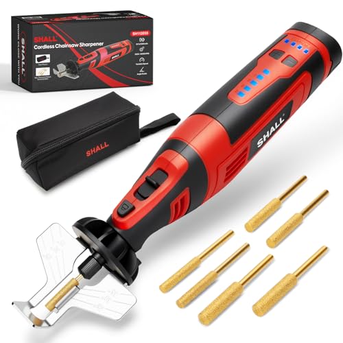 SHALL Electric Cordless Chainsaw Sharpener Kit