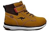 KangaGrip, doublure thermique KangaROOS K-WB Couver Botte de Neige, Tan Yellow DK Brown, 34 EU