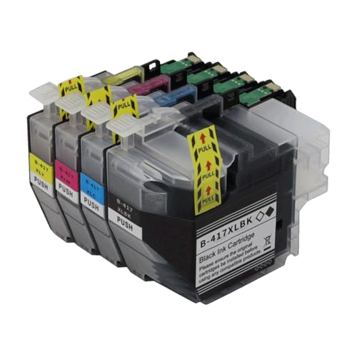Cartouche LC417XL sans bavure pour imprimante J7500CDW et J5800CDW