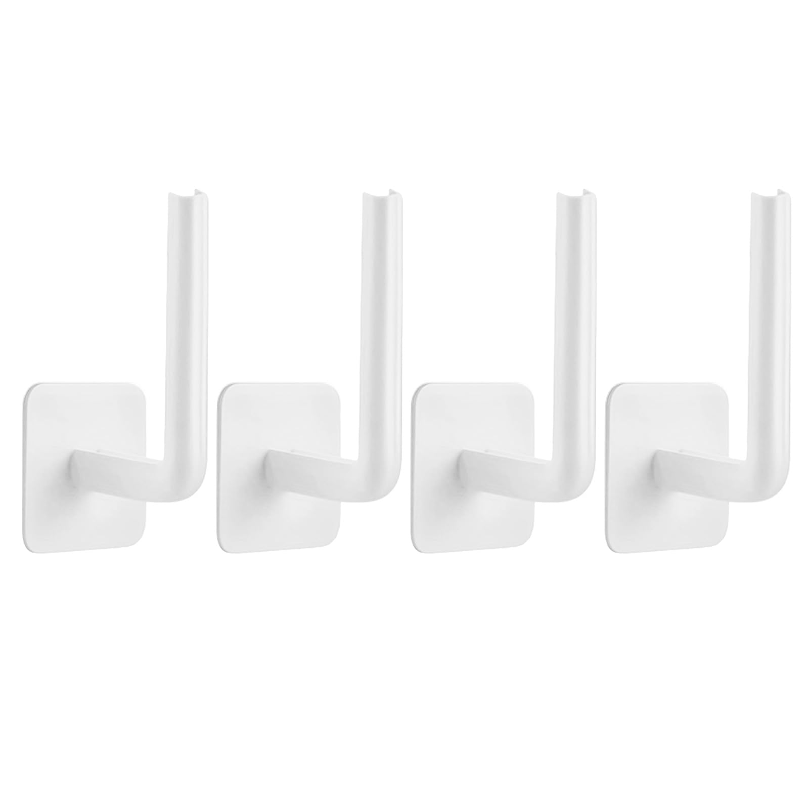 Tertioi 4 Pack L Shape Hat Hanger Baseball Hat Rack Holder Wall Hanging Cloth Hanger Rack For Wall Closet Door Bedroom