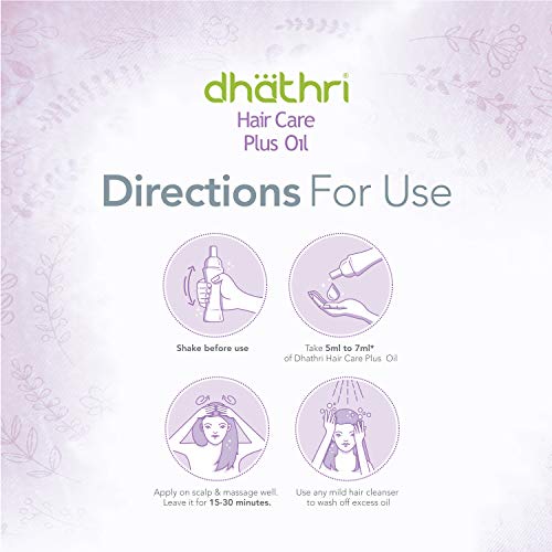Image of dhathri Hair Care plus Herbal Oil 100 Ml and Chemparathi Thaali Shampoo 100 Ml - Total 200 Ml