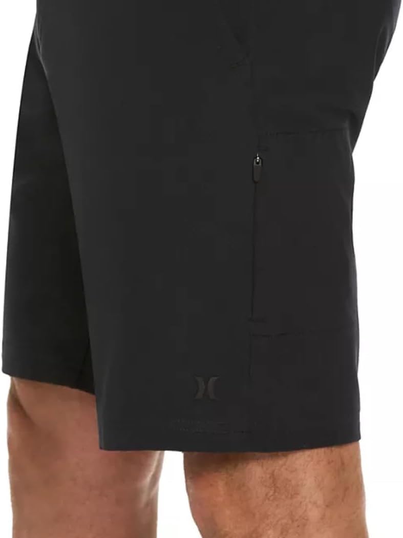 Hurley Men's Phantom Fabric Hybrid Stretch 20" Short, Black, 36