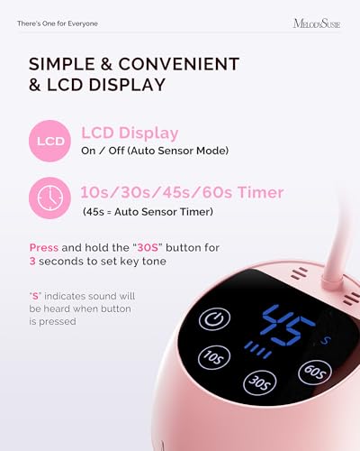 Image of MelodySusie Gooseneck Cordless UV Nail Lamp P-ArtM2 Light for Nail Tips | 360Angle,Rechargeable Fast Curing,4 Timers Cures,12W,1500mAh,Rhinestone Glue,Cat Eye,Solid Nail Glue Gel,for DIY at Home