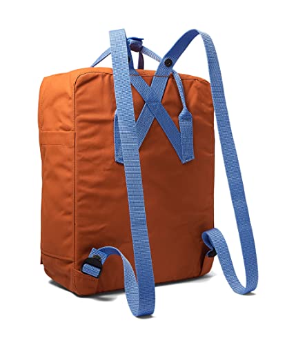 Fjällräven Kånken Backpack For Men, And Women - Lightweight Rugged Vinylon Fabric, Dual Top Handles With Snap Closure, And Classy Look Teracotta Brown/Ultramarine One Size One Size #TOP1