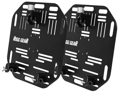 Nelson Rigg Quick Release Saddlebag Plates - ROUND BAR