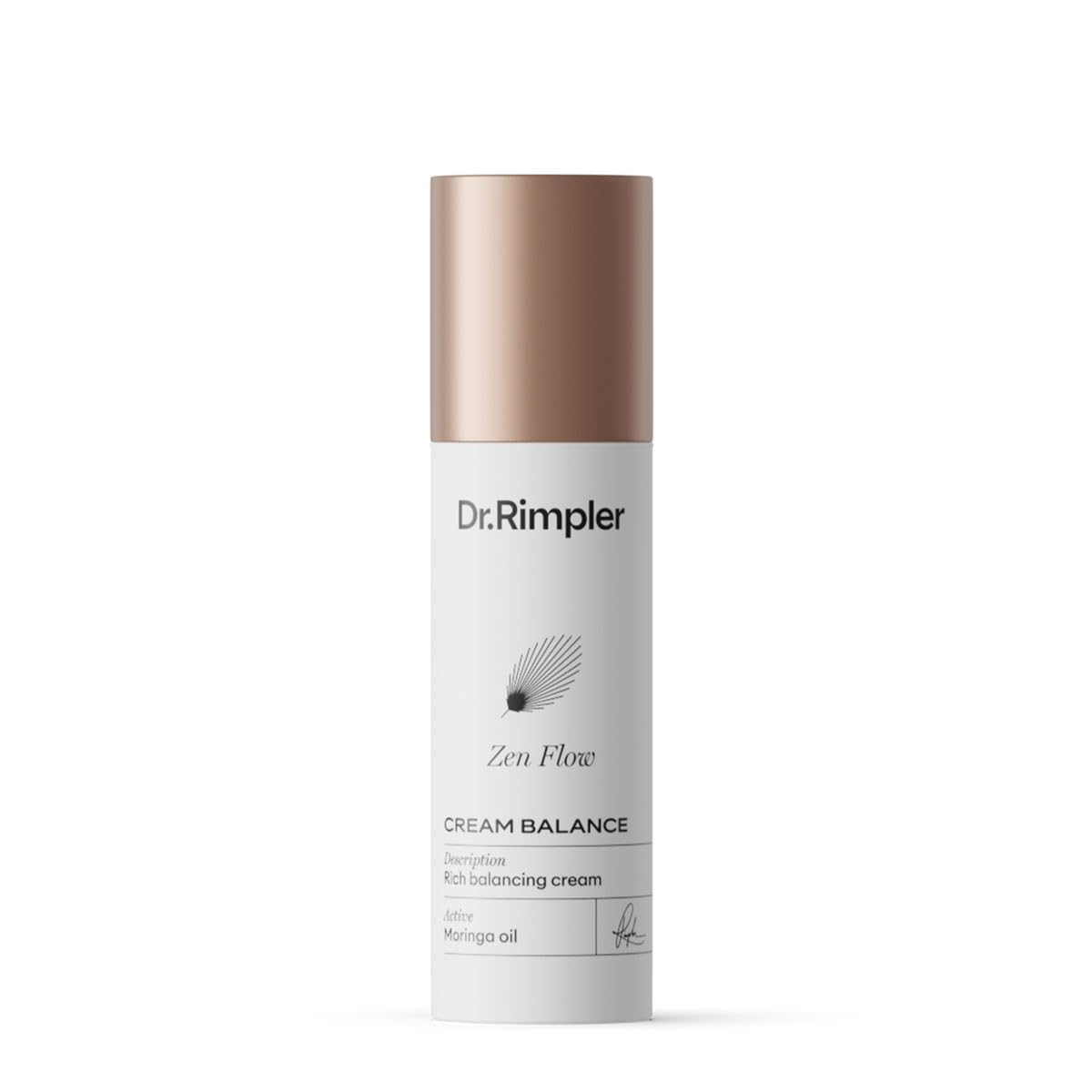 Dr. Rimpler Zen Flow CREAM BALANCE 50ml - regenerierende, gehaltvolle Pflegecreme mit wertvollen Ölen und beruhigenden Wirkstoffen - als Nachtcreme oder 24h Creme verwendbar