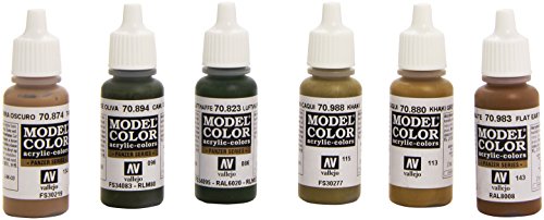 Preisvergleich Produktbild Vallejo 070159 Farbset, Sowjetische Farben, 6x17 ml
