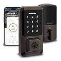Kwikset Halo Wi-Fi Smart Lock, Keyless Entry Front Door Touchscreen Deadbolt, App Control, Grade AAA Certified, Easy Install No Hub, Venetian Bronze Finish