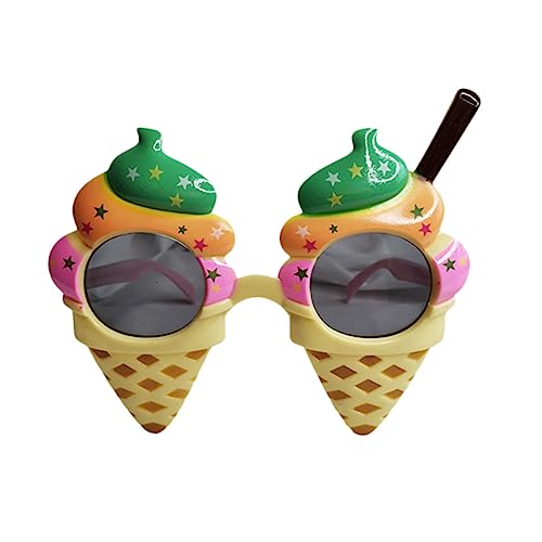 jojofuny Anteojos 1 Pieza De Gafas De Helado Decoración De Graduación Gafas De Sol De Playa Accesorios De Foto Gafas De Fiesta Gafas De Caleidoscopio Funky Gafas De Sol De Fiesta Elegantes