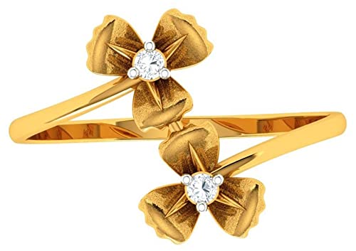 P.C. Chandra Jewellers Womens 14KT BIS Hallmarked Yellow Gold Ring (0.9 Grams) (B09MDB4T57) Amazon Price History, Amazon Price Tracker