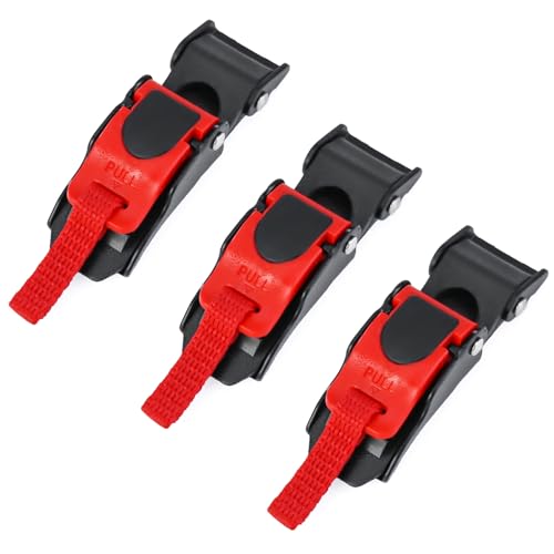 QWORK® 3 Stück Universal Fahrradhelm Verschluss Schnellverschluss...