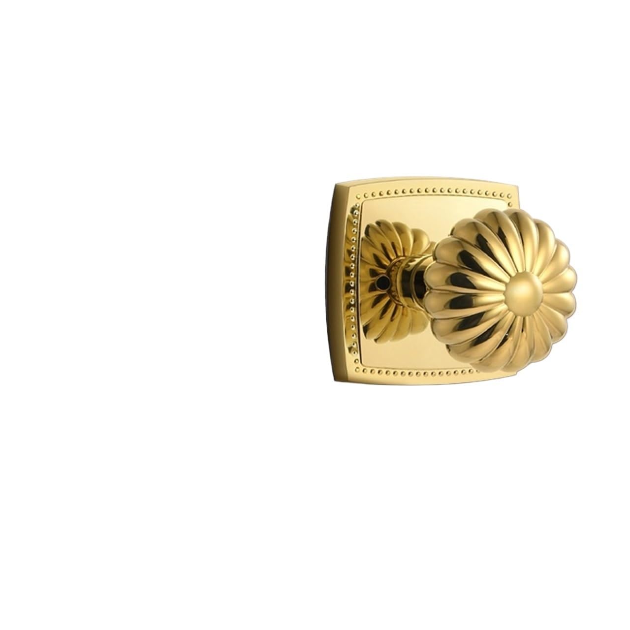 Sxolcoufoh Pvd Gold Door Single-Sided Lock Zinc Alloy Hidden Indoor Single Tongue 1Pcs(Pvd Gold)