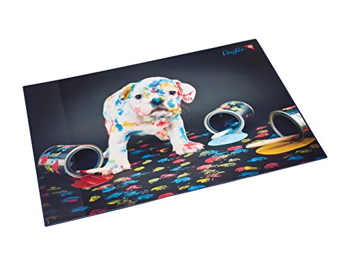 Läufer 46652 Schreibtischunterlage Bunter Hund, 53x40 cm,...