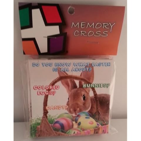 Memory Cross Easter Gospel Tract for Kids - Endless Loop Origami Card Cover