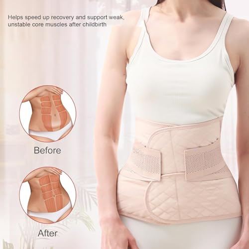 Faja postparto abdominal talla Small azul miniatura 4