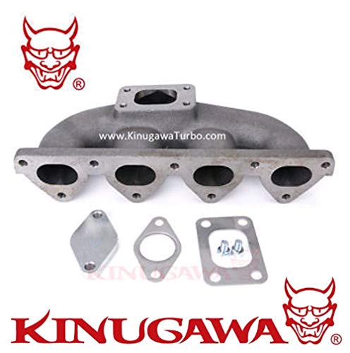 Turbo Exhaust Manifold Compatible with Civic D15 D16 Keep AC & PS /T25 Flg w/ 38mm WG hole