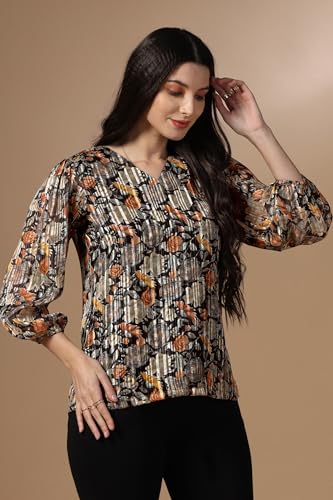 Image of Fashion Dream Women's Georgette Regular Fit Top