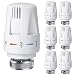 Produktbild 6 Pcs Thermostatkopf Heizkörperventil Temperaturregelventile Heizkörper, M 30 X 1,5 Kühlerthermostat Kühlerventil Ersatzkopf Heizkörperthermostat, Thermostatventilkopf Automatische Standardheizkör