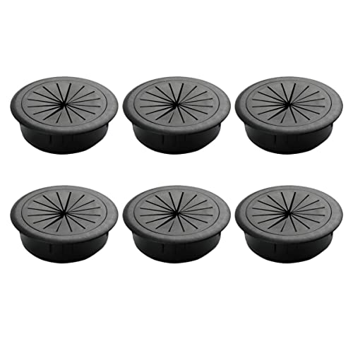 Angoily organizador de cables para escritorio, 6 piezas, cubierta para orificio de cables desmontable miniatura 1