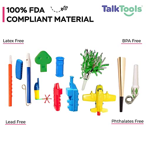 Talktools Horn Kit - Oral Placement Therapy | Improved Lip Closure, Abdominal Grading, Controlled Oral Airflow, & Speech Clarity | Helps To Reduce Or Even Eliminate Drooling #TOP1